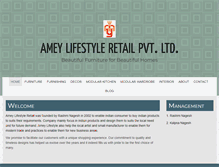 Tablet Screenshot of ameylifestyle.com